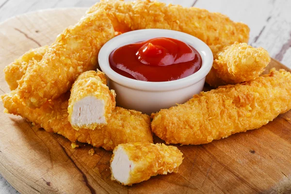 Chicken stripsy  — Stockfoto